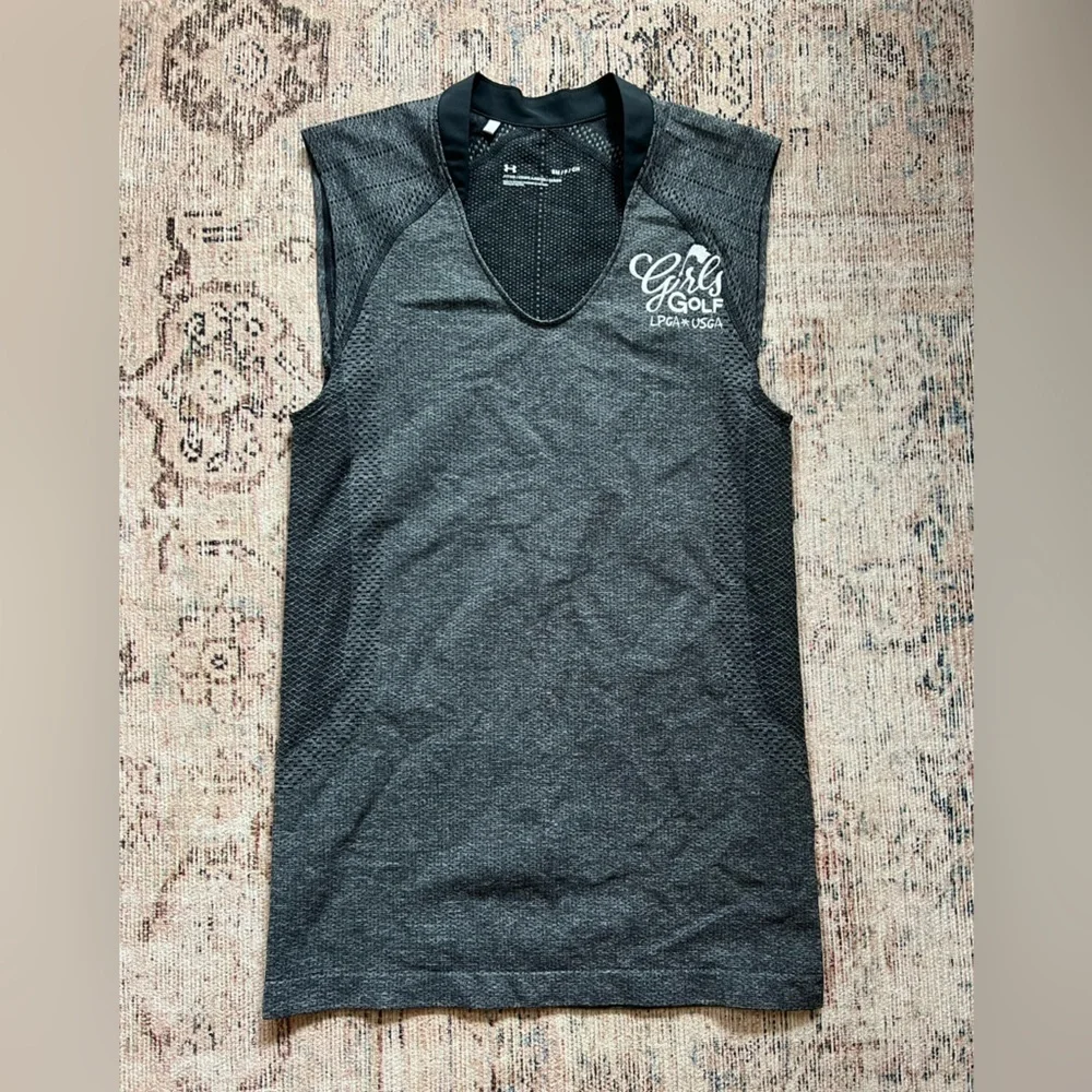 Under Armour Kids Gray Tank Top Golf